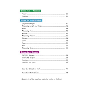 Year 1 Maths Study & Workbook Pack (Ages 5-6) Look Inside Image 2
