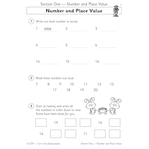 Year 1 Maths Study & Workbook Pack (Ages 5-6) Look Inside Image 7