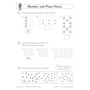 Year 1 Maths Study & Workbook Pack (Ages 5-6) Look Inside Image 8