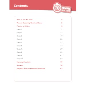 Year 1 Phonics 10-Minute Tests (Ages 5-6) Look Inside Image 1