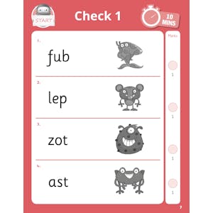 Year 1 Phonics 10-Minute Tests (Ages 5-6) Look Inside Image 3