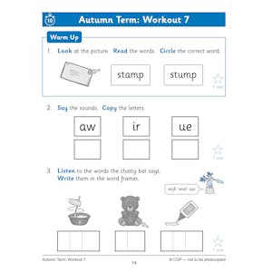 Year 1 Phonics 10-Minute Weekly Workouts (Ages 5-6) Look Inside Image 5