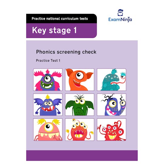 Year 1 Phonics Practice Tests Download (Ages 5-6)