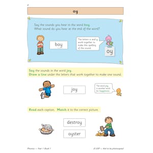 Year 1 Phonics Workbook Pack (Ages 5-6) Look Inside Image 3
