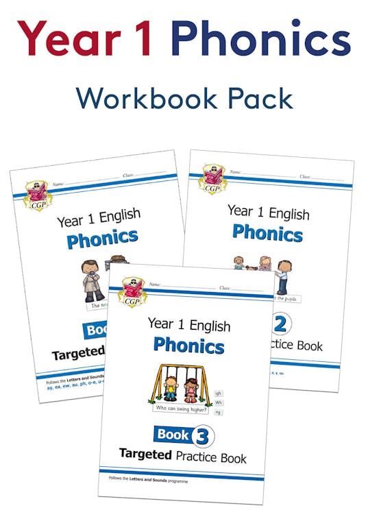 Year 1 Phonics Workbook Pack (Ages 5-6)
