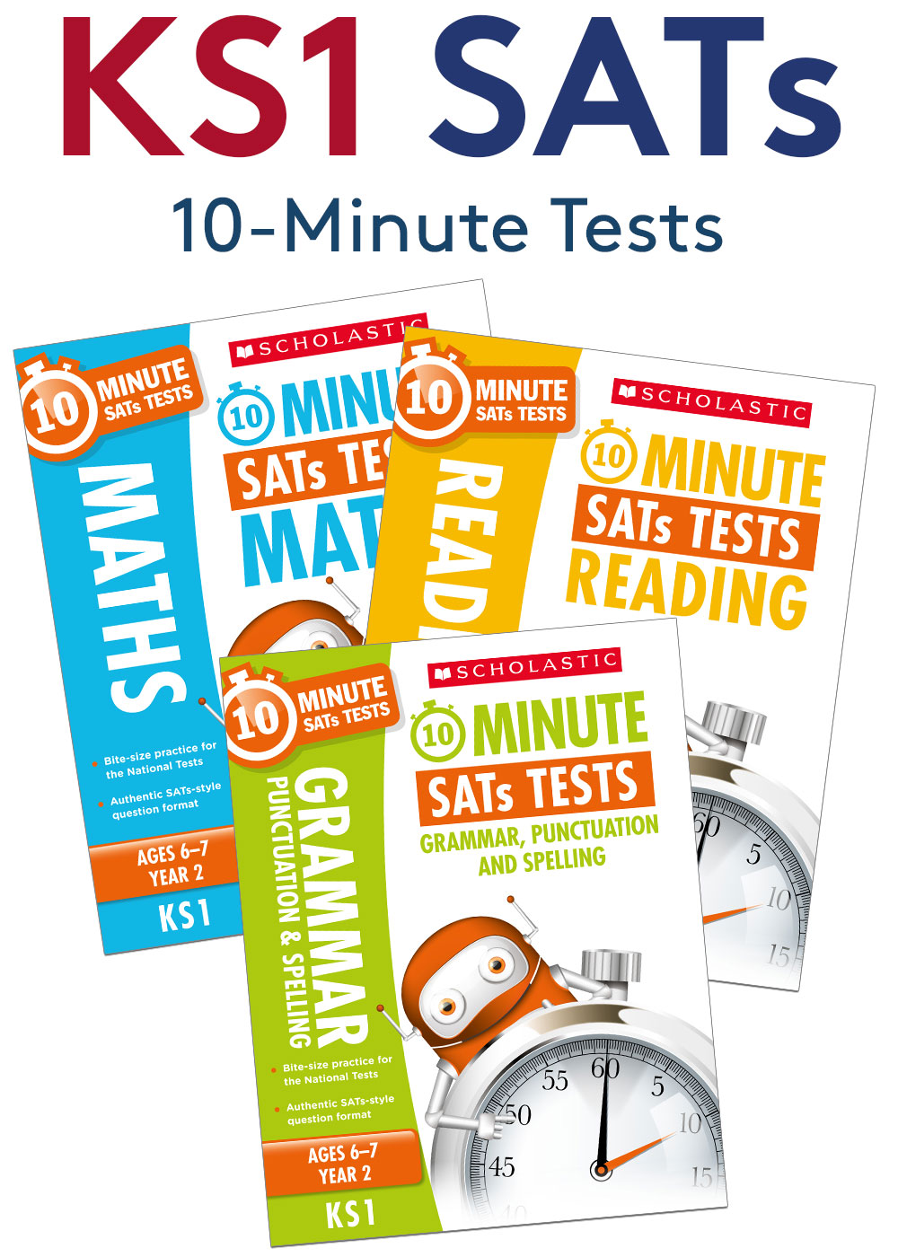 KS1 SATs 10-Minute Tests Pack (Ages 6-7)