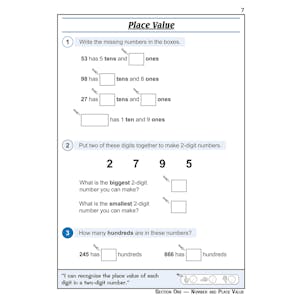 Year 2 Maths Study & Workbook Pack (Ages 6-7) Look Inside Image 10