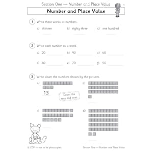 Year 2 Maths Study & Workbook Pack (Ages 6-7) Look Inside Image 1