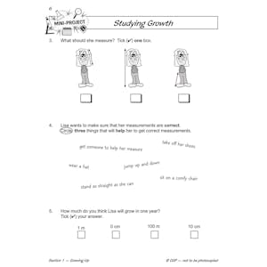 Year 2 Science Workout - Growing & Staying Healthy (Ages 6-7) Look Inside Image 5