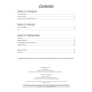 Year 2 Science Workout - Growing & Staying Healthy (Ages 6-7) Look Inside Image 1