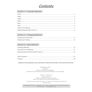Year 2 Science Workout - Uses of Materials (Ages 6-7) Look Inside Image 1