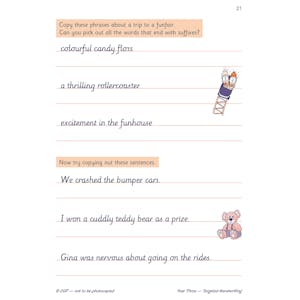 Year 3 Handwriting Workbook (Ages 7-8) Look Inside Image 3