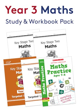 Year 3 Maths Study & Workbook Pack (Ages 7-8)