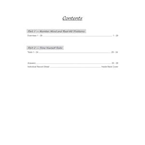 Year 3 Mental Maths Workout Book (Ages 7-8) Look Inside Image 1