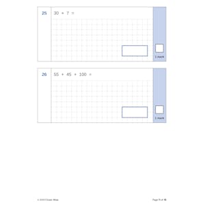 Year 3 SATs Arithmetic Practice Papers Download (Ages 7-8) Look Inside Image 2