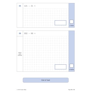 Year 3 SATs Arithmetic Practice Papers Download (Ages 7-8) Look Inside Image 3