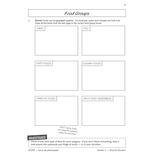 Year 3 Science Workout - Nutrition & The Body (Ages 7-8) Look Inside Image 4