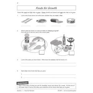 Year 3 Science Workout - Nutrition & The Body (Ages 7-8) Look Inside Image 5