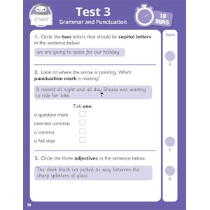 Year 3 SPaG 10-Minute SATs Tests (Ages 7-8) Look Inside Image 1