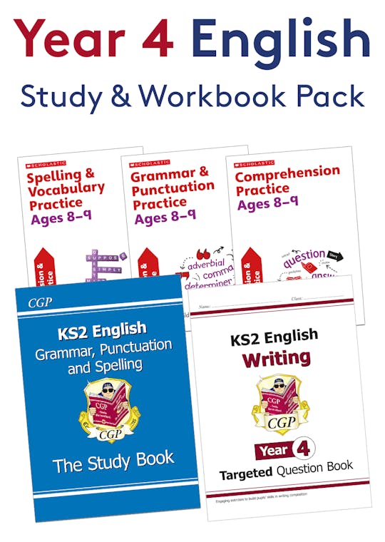 Year 4 English Study & Workbook Pack (Ages 8-9)