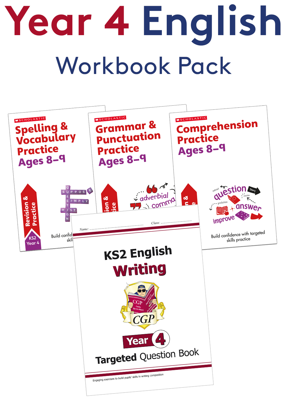 Year 4 English Workbook Pack (Ages 8-9)