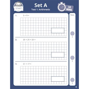 Year 4 Maths 10-Minute SATs Tests (Ages 8-9) Look Inside Image 1