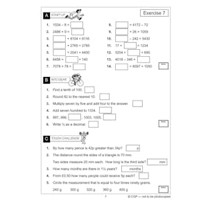 Year 4 Maths Study & Workbook Pack (Ages 8-9) Look Inside Image 2