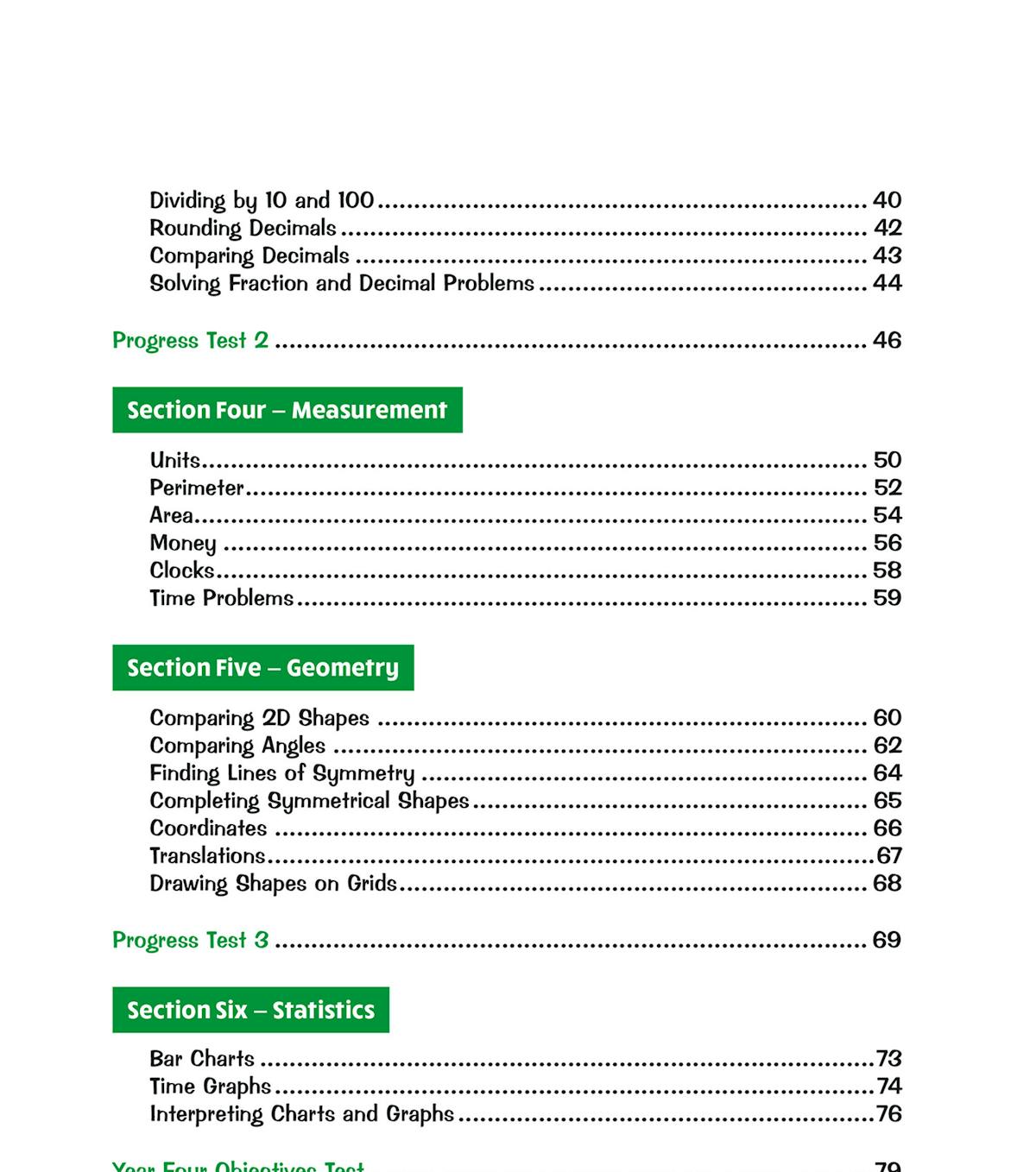 Sample geometry page with warm-up questions on 2D shapes