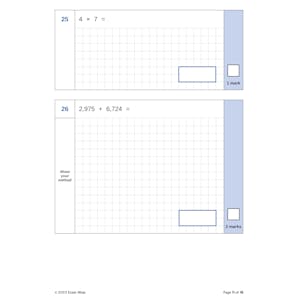 Year 4 SATs Arithmetic Practice Papers Download (Ages 8-9) Look Inside Image 2