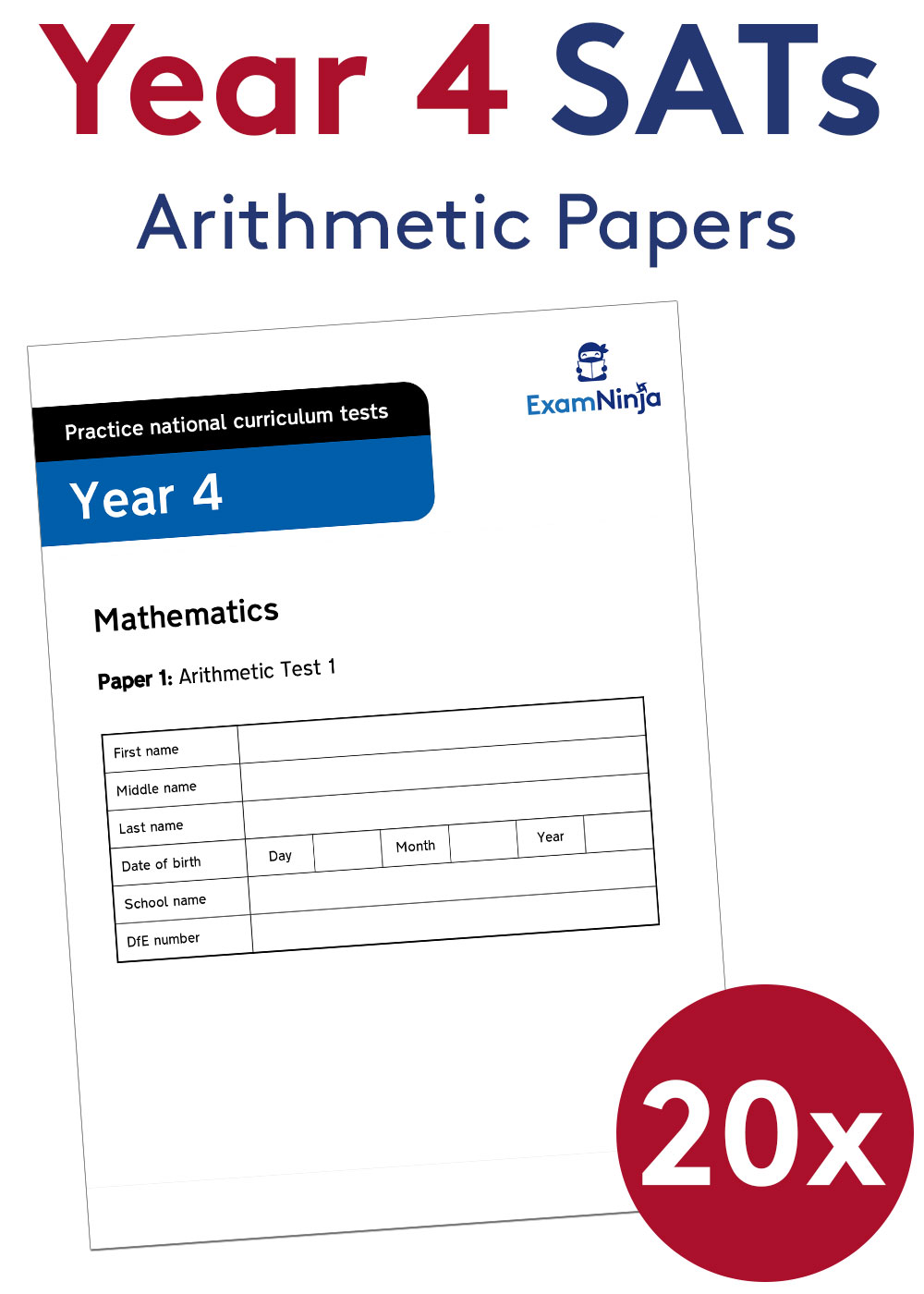 Year 4 SATs Arithmetic Practice Papers Download (Ages 8-9)
