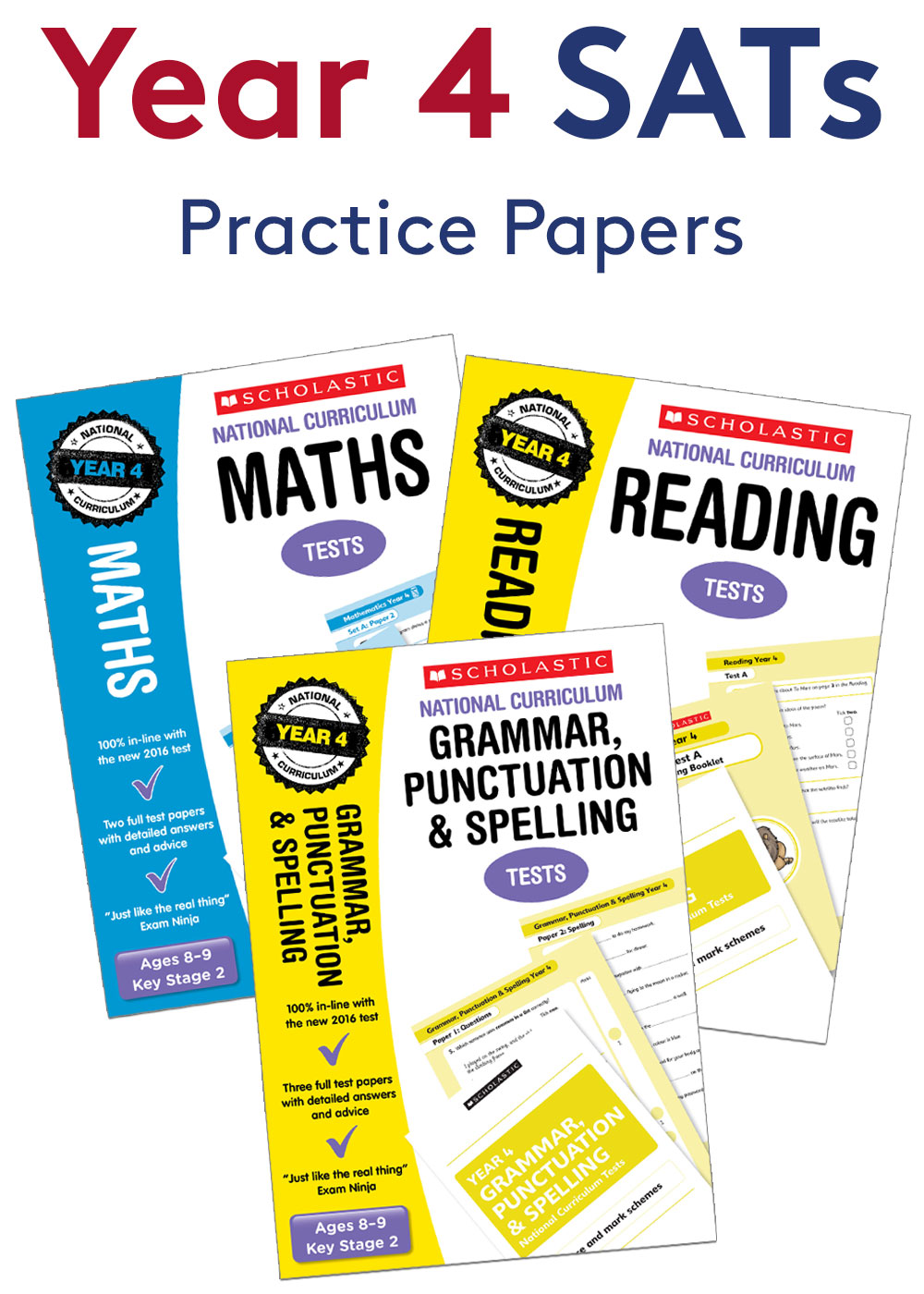 Year 4 SATs Practice Papers Pack (Ages 8-9)