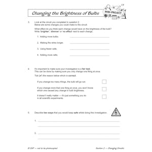 Year 4 Science Workbook Pack (Ages 8-9) Look Inside Image 6