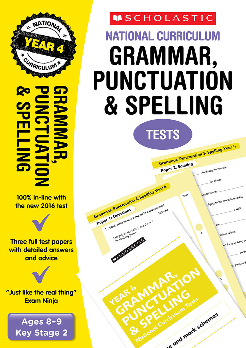 Year 4 SPaG SATs Practice Papers (Ages 8-9) Main Image