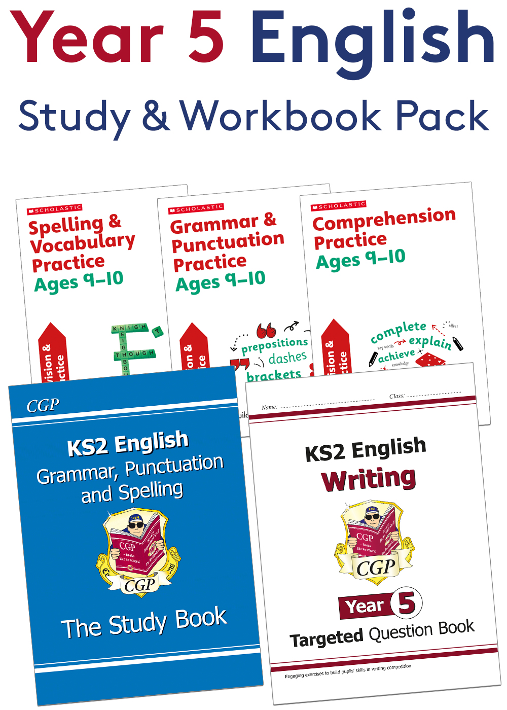Year 5 English Study & Workbook Pack (Ages 9-10)