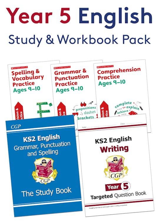 Year 5 English Study & Workbook Pack (Ages 9-10)