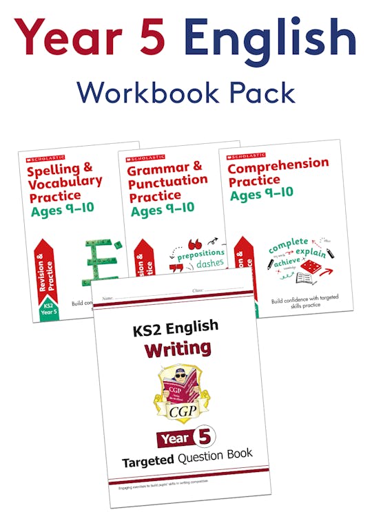 Year 5 English Workbook Pack (Ages 9-10)