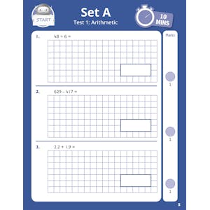 Year 5 Maths 10-Minute SATs Tests (Ages 9-10) Look Inside Image 1