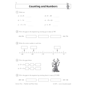 Year 5 Maths Study & Workbook Pack (Ages 9-10) Look Inside Image 2