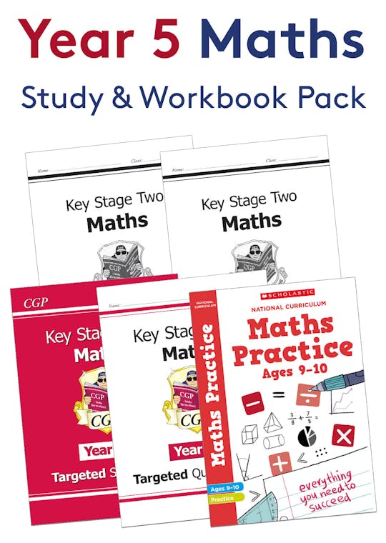 Year 5 Maths Study & Workbook Pack (Ages 9-10)
