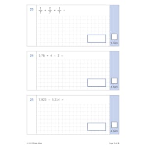 Year 5 SATs Arithmetic Practice Papers Download (Ages 9-10) Look Inside Image 2