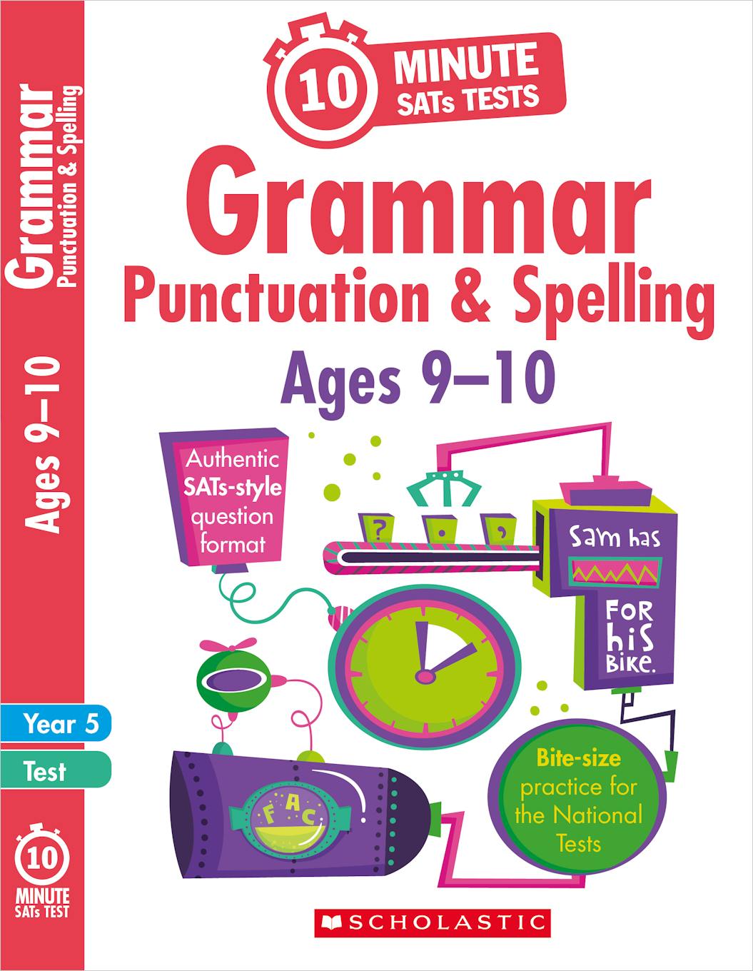 Year 5 SPaG 10-Minute SATs Tests (Ages 9-10) Main Image