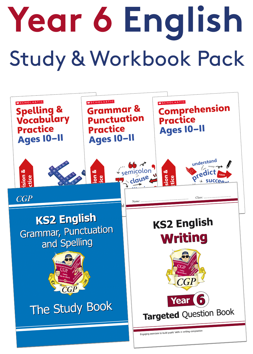 Year 6 English Study & Workbook Pack (Ages 10-11)