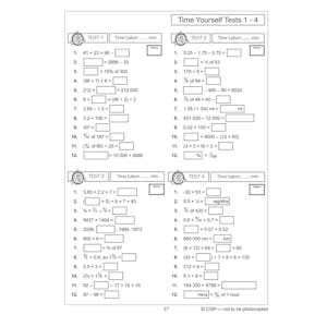 Year 6 Maths Study & Workbook Pack (Ages 10-11) Look Inside Image 16