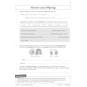 Year 6 Science Workout - Evolution & Inheritance (Ages 10-11) Look Inside Image 4