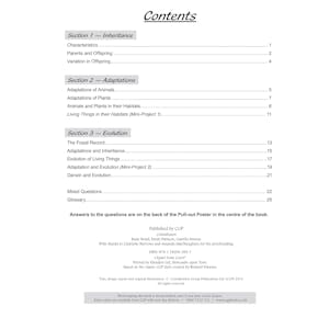 Year 6 Science Workout - Evolution & Inheritance (Ages 10-11) Look Inside Image 1