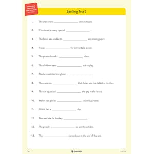Year 6 Spelling Tests (Ages 10-11) Look Inside Image 1