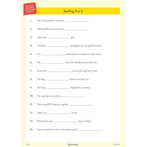 Year 6 Spelling Tests (Ages 10-11) Look Inside Image 2