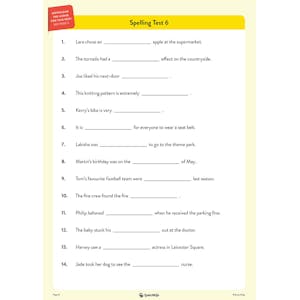 Year 6 Spelling Tests (Ages 10-11) Look Inside Image 4