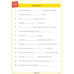 Year 6 Spelling Tests (Ages 10-11) Look Inside Image 5