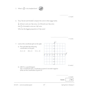 Year 7 Maths 10-Minute Weekly Workouts (Ages 11-12) Look Inside Image 6